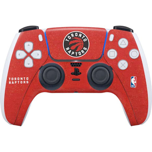 NBA Toronto Raptors Distressed PS5 Controller Skin